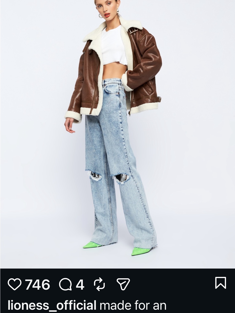 Lioness Heiress Bomber Jacket Small - Picture 2 of 10